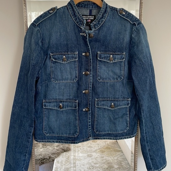 Polo Ralph Lauren Jackets & Blazers - POLO Ralph Lauren Vintage Military Denim Jacket